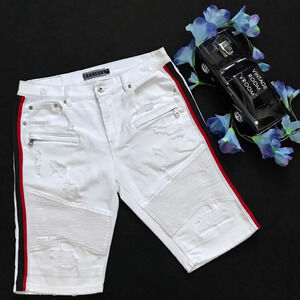 Decibel NWOT White Jean Shorts Men 34
